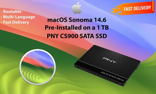 macOS Sonoma 14.6 Voor-Genstalleerde PNY SSD 1 TB OS X
