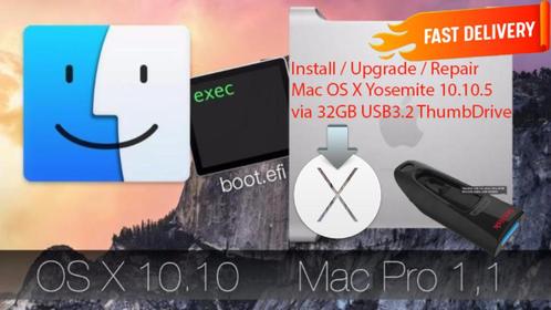 MacPro1,12,1 OSX Yosemite 10.10.5 USB Installer met Update