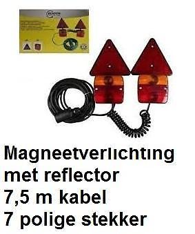 Magneetverlichting met reflector Trailerverlichting