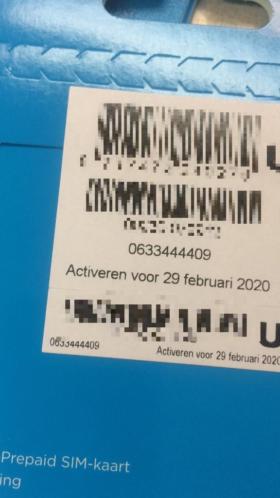 Makkelijk nummer 06 33 4444 09