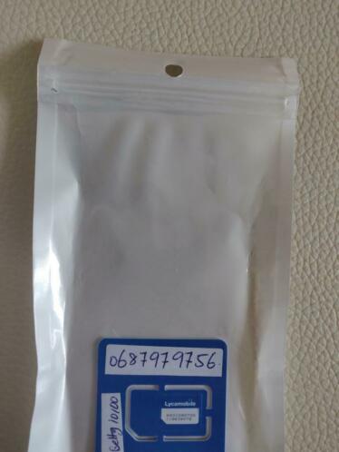 Makkelijk Prepaid Simkaart Nummer Lyca 0687979756