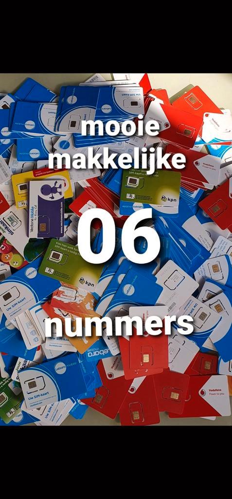 Makkelijke 06 telefoonnummers...