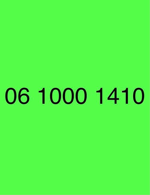 Makkelijke Telefoonnummer - 06 1000 1410