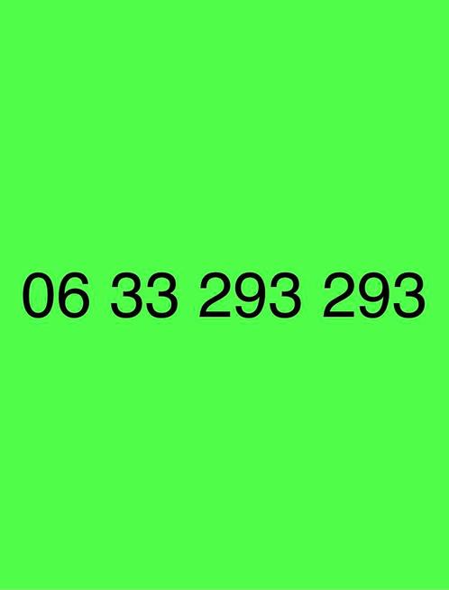 Makkelijke Telefoonnummer - 06 33 293 293