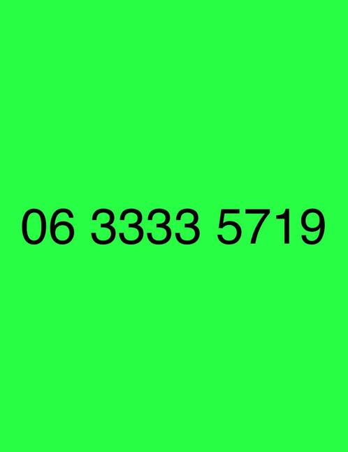 Makkelijke Telefoonnummer - 06 3333 57 19