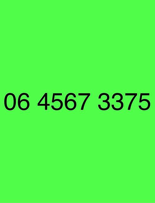 Makkelijke Telefoonnummer - 06 4567 33 75