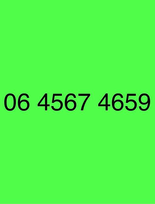 Makkelijke Telefoonnummer - 06 4567 4659