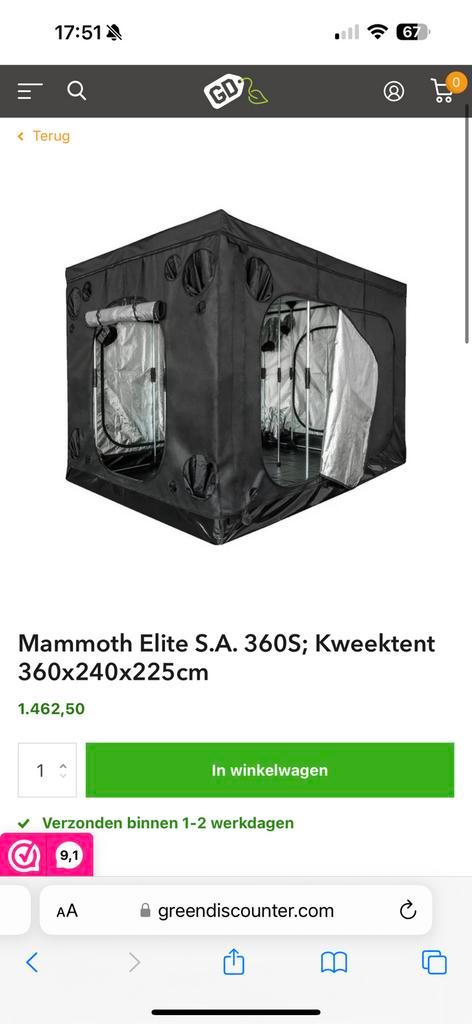 Mammoth Elite 360x240x225  2x Lummi Black Led  etc etc