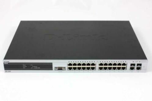 Managed 24-port 10100 stackable l3 switch, 4 gigabit copper