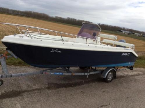 Marinello Fisherman 17 incl. Yamaha motor en Pega trailer