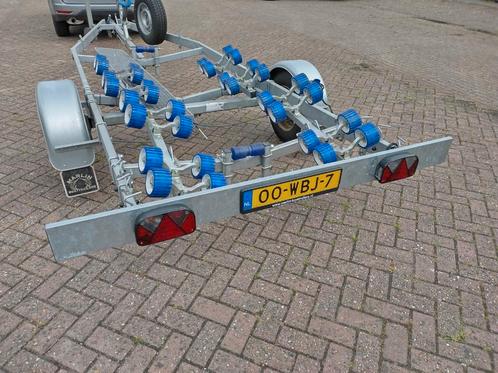 Marlin geremde boottrailer  Multiroller 1000kg tot 5,5M