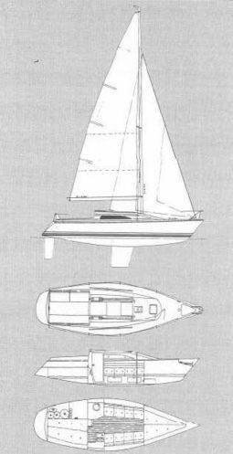 Mast en giek voor een Kolibri 800