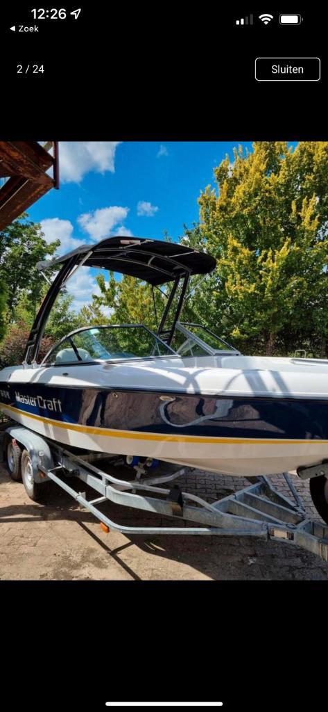 Mastercraft Prostar 205 inclusief trailer