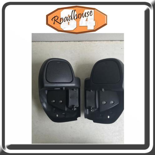 Mat zwarte beenkappen lower vented leg fairing Harley Davids