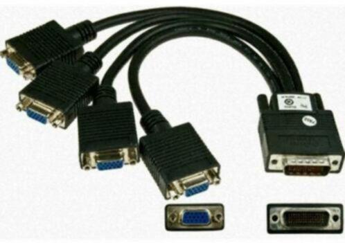 Matrox LFH-60 4 x VGA naar 1 x DVI of F16123-00 Video kabel