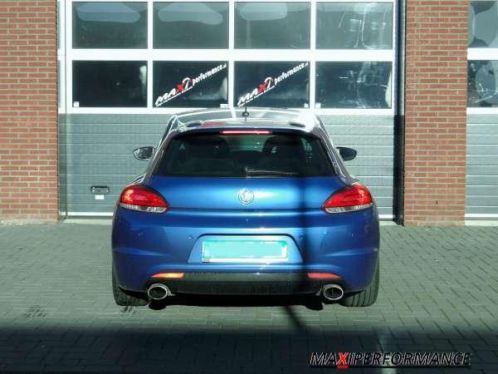 Maxi RVS Sportuitlaat Uitlaat voor SCIROCCO Scirocco R2.0 F