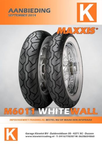 Maxxis M6011 Whitewall banden uit voorraad leverbaar