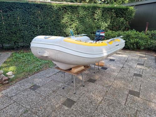 Maxxon rubberboot met Yamaha 8pk 2takt