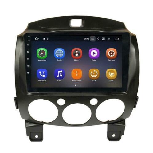 Mazda 2 Android 10 Navigatie DAB Radio CarPlay Applicaties