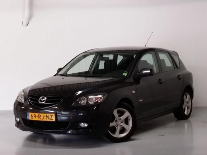 Mazda 3 sport 1.6 5DRS Airco Zwart Bj 2005 km 149400 NAP aan