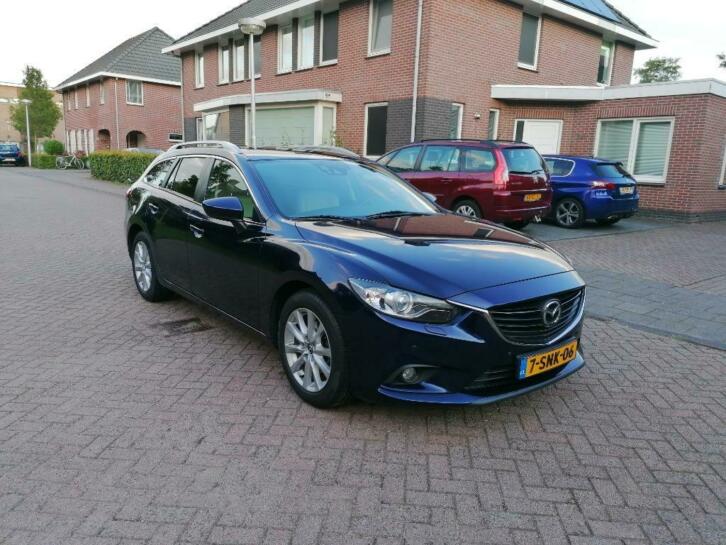 Mazda 6 2.2D 110KW Sportbreak 2013 BI Xenon en Wit leer