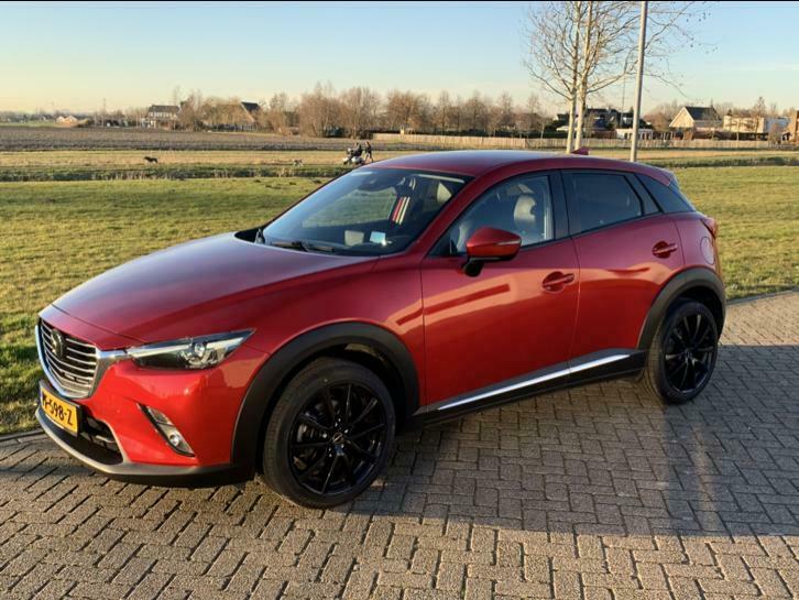 Mazda Cx-3 1.5 Skyactiv-d 105 77KW 6-2017 leder Rood