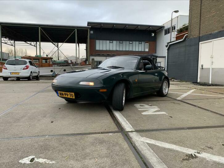 Mazda MX5 1.6 I 1996 Groen 11jr onderhoudshistorie hardtop