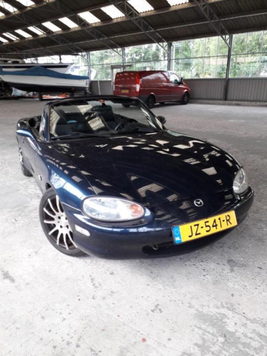  Mazda Mx5 1.6i Cabriolet Blauw - Aalsmeer