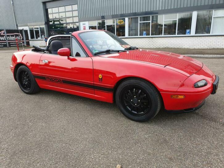 Mazda MX5 MX-5 Cabrio NA 1.6  1991 Rood ROESTVRIJ