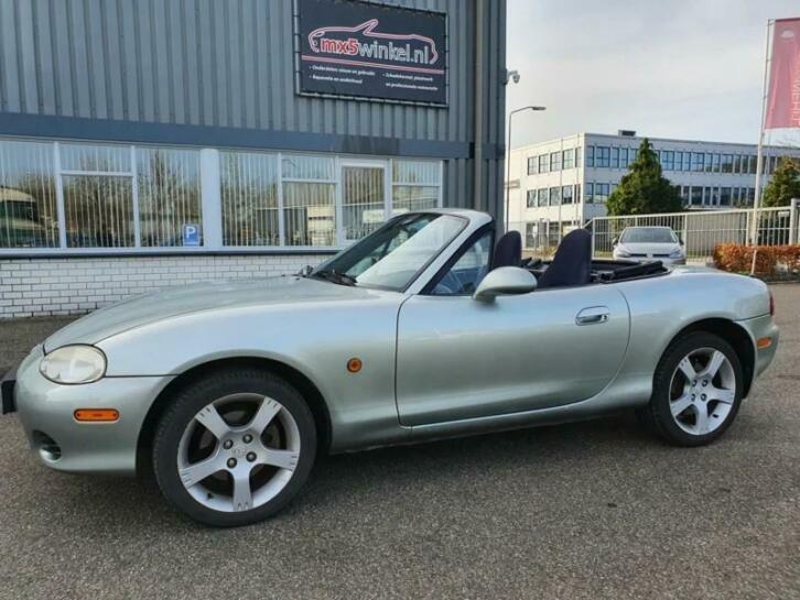 Mazda MX5 MX-5 Cabrio NBFL 2003 1.6 Twins GrijsGroen