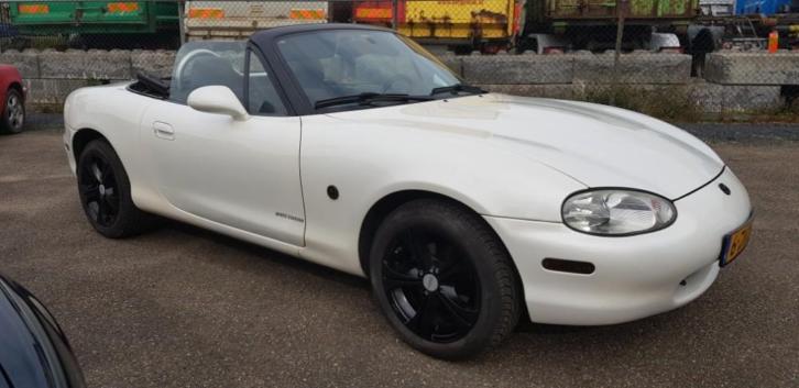 Mazda MX5 MX-5 NB 1.8 I 1998 Stoere kleur Marble White