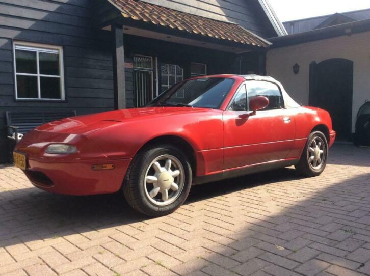 Mazda MX5 NA 1.6 Miata U9 1990 Rood