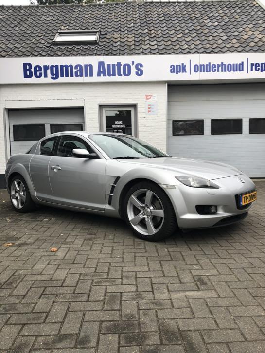 Mazda RX-8 Renisis HP 231pk, bj 2004, zilvergrijs