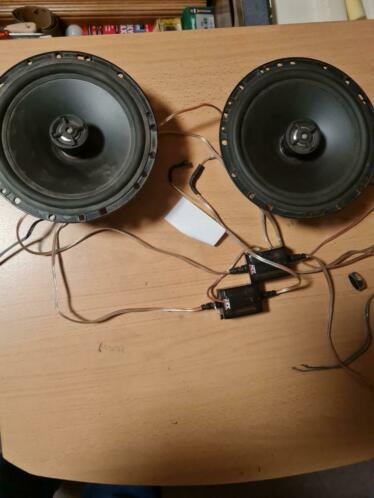 Mb quart speakers 130watt zonder midfilters wel tweeterfilte