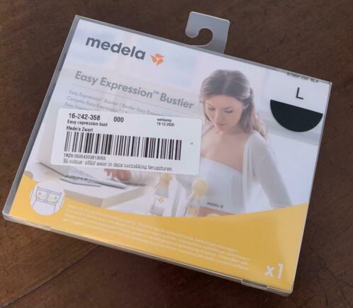 Medela kolfbh Easy Expression zwart maat L kolf