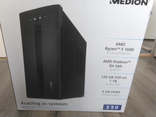 Medion P56000,Ryzen 5 1600, 128Gb SSD, 1Tb HDD,8 GB DDR4