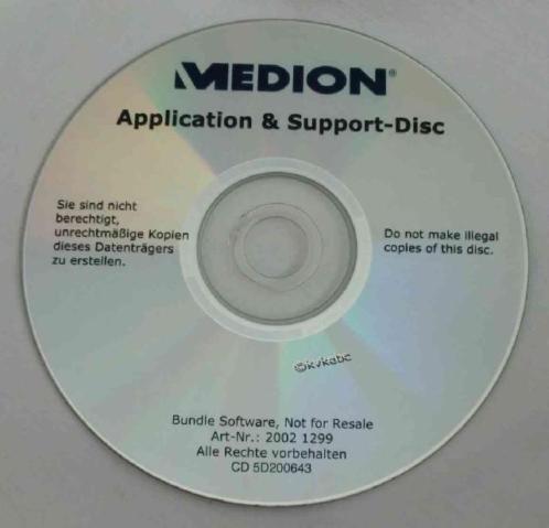 Medion software gezocht
