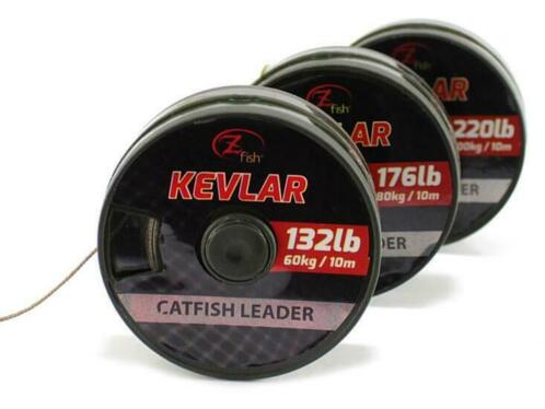 Meerval Leader Kevlar Braid 10 m. - Roofvis XL