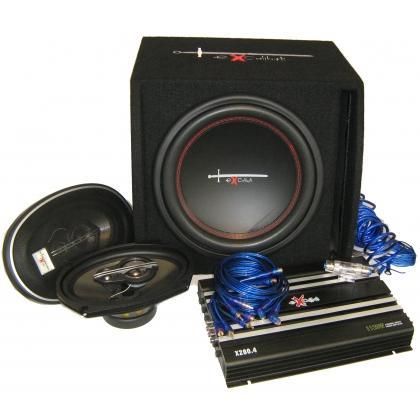 MEGA AANBIEDING Complete subwoofer set versterker speakers