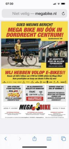 Mega Bike Xl store naast Rotterdam nu ook in Dordrecht Centr