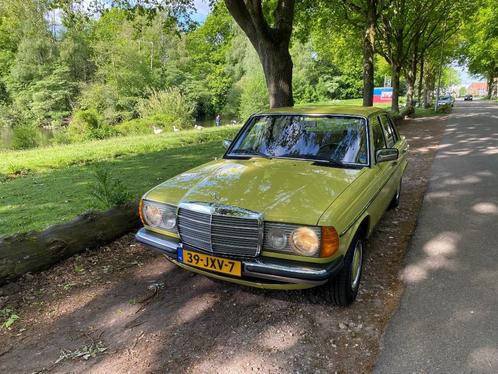 Mercedes 200 D 1978 olijf groen (nieuwstaat) Electrified