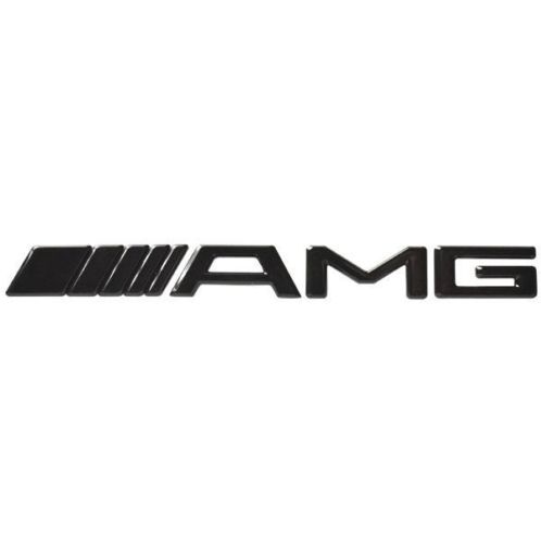 Mercedes AMG Logo Embleem Achterklep Zwart Black