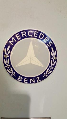 Mercedes Benz -Emaille 