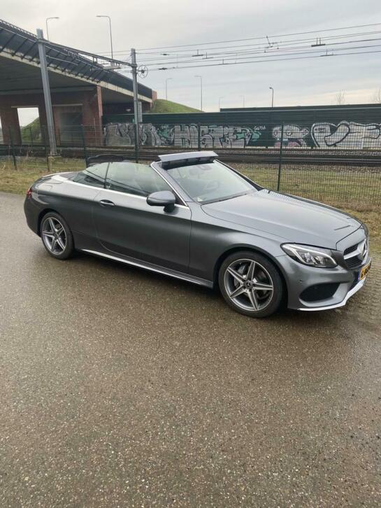 Mercedes C-klasse Cabriolet C180 AMG 9G-TRONIC 2018 Grijs