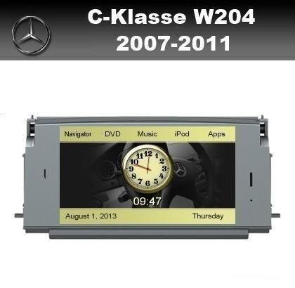 Mercedes C-Klasse W204 DVD GPS navigatie Bluetooth USB iPod
