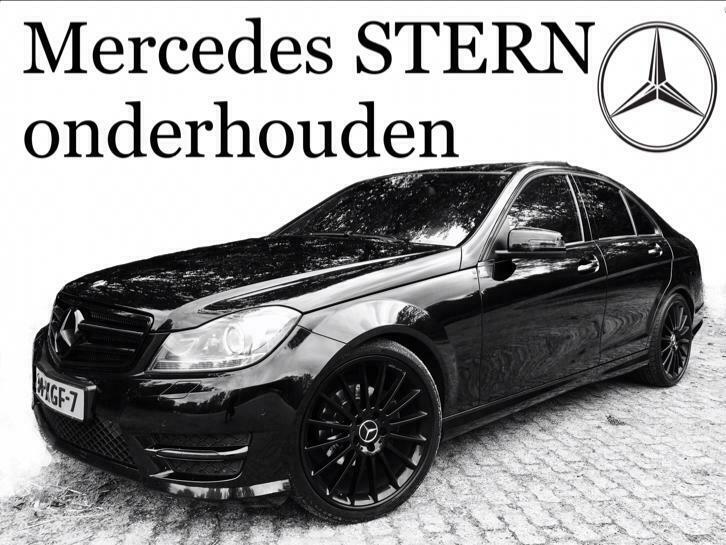 Mercedes C180 AMG 19034 2012 W204 C-klasse Black Out Stern