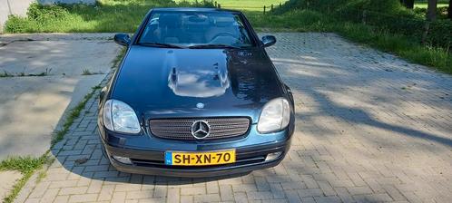 Mercedes Cabriolet Slk200  AUT 1997 blauw zwart NAP