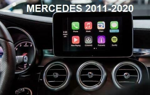 MERCEDES Carplay  Navigatie met behoud van beeldscherm