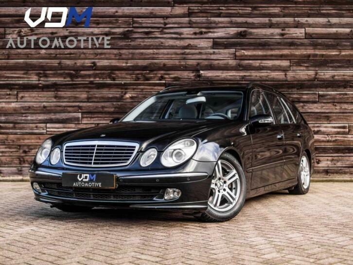 Mercedes E-Klasse 2.7 CDI E270 Combi 2004 Zwart Youngtimer