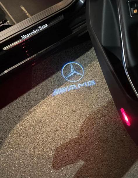 Mercedes logo licht projector